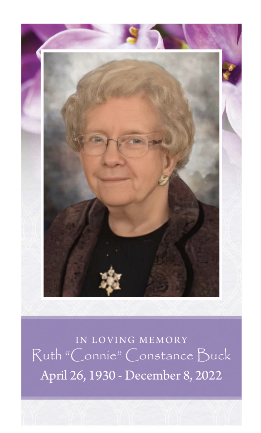 Fairlawn Avenue United Church Celebration of Life ~ Connie Buck ...