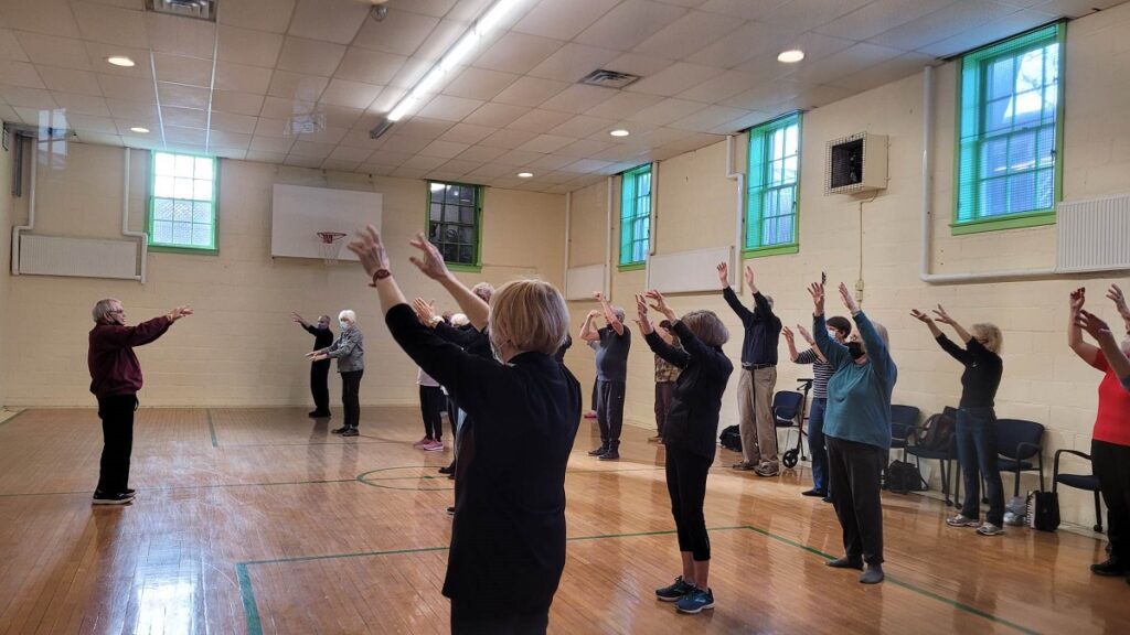 people doing Tai Chi